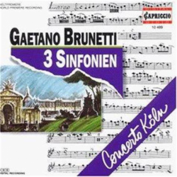 Gaetano Brunetti: 3 Sinfonien
