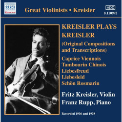 Kreisler plays Kreisler